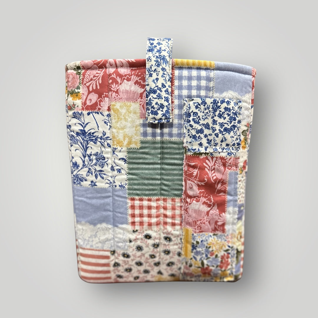 Heirloom Patchwork Bible Tote Sleeve – Double Gusset Design