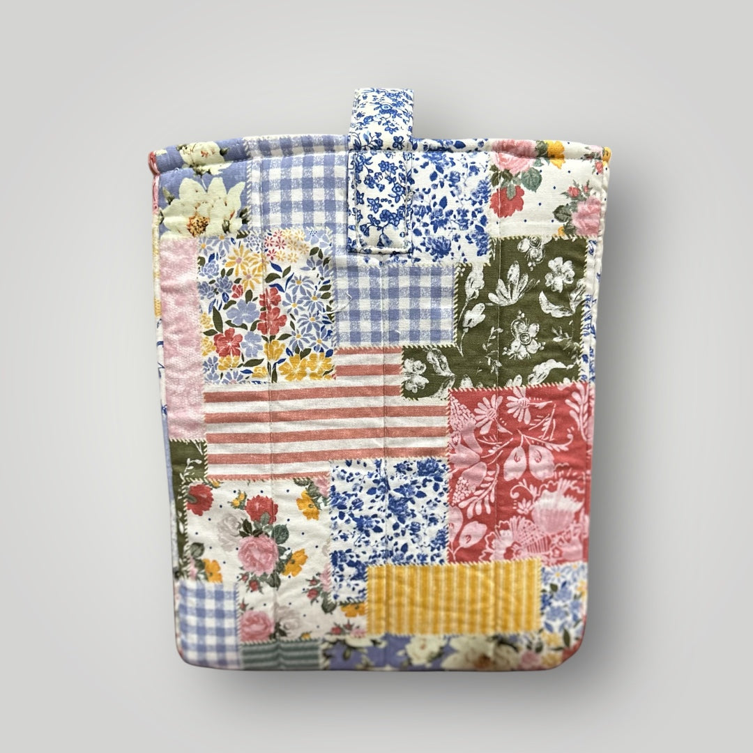 Heirloom Patchwork Bible Tote Sleeve – Double Gusset Design