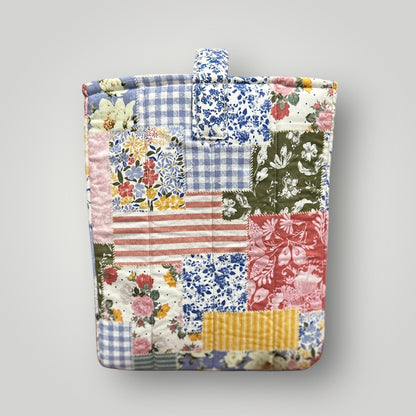 Heirloom Patchwork Bible Tote Sleeve – Double Gusset Design