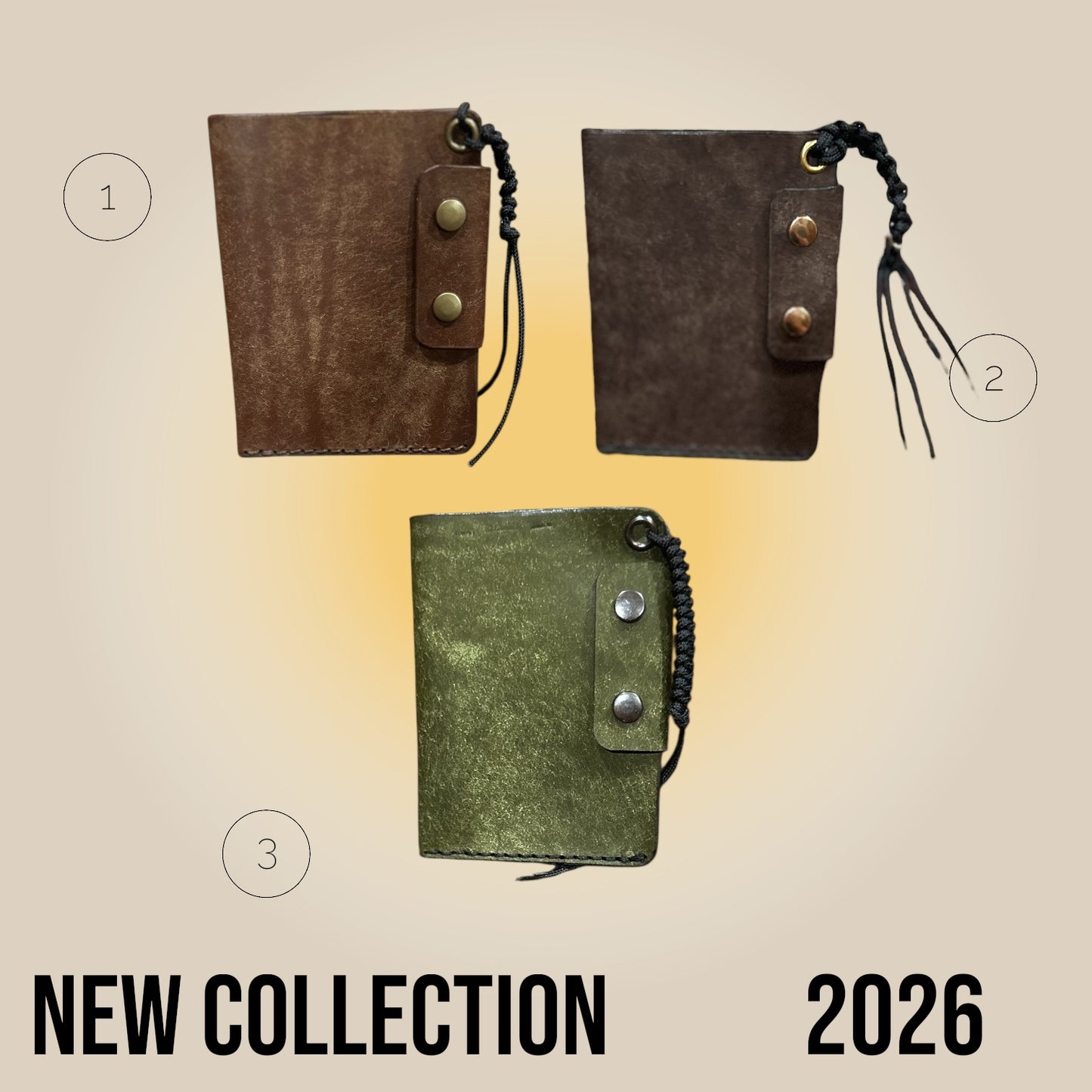 Handmade Card Wallet – Pueblo Italian Veg-Tanned Leather